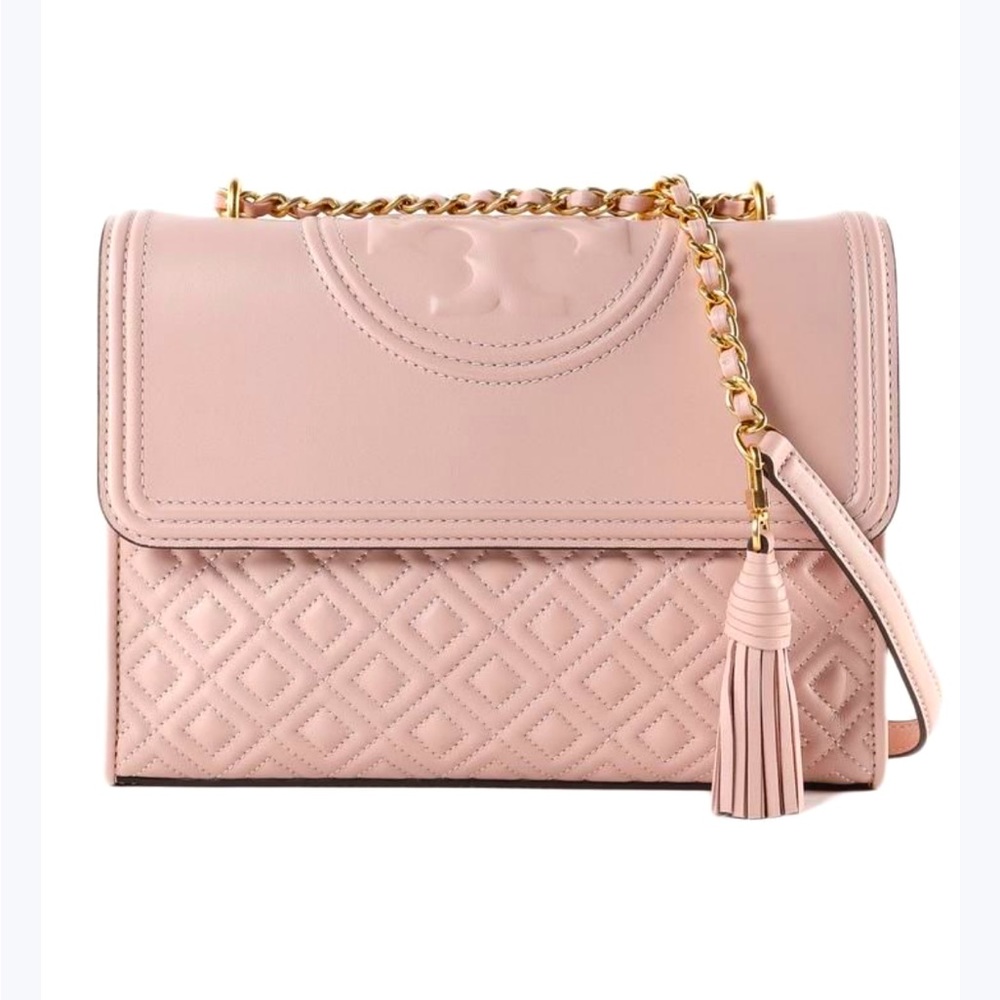 Tory Burch Fleming Convertible Shoulder Pink